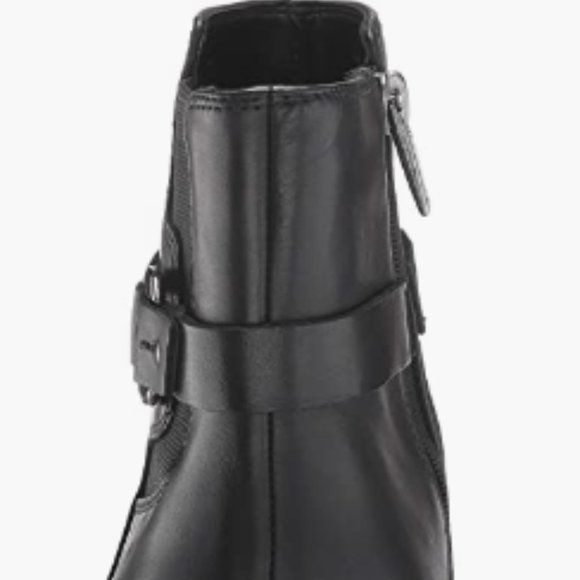 NEW Clarks Womens Leather Un Damson Mid Ankle Boot Sz 10 black - Picture 8 of 10